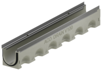ACO DRAIN® Multiline NX - Rinnenkörper ohne Sohlengefälle, 1000 mm